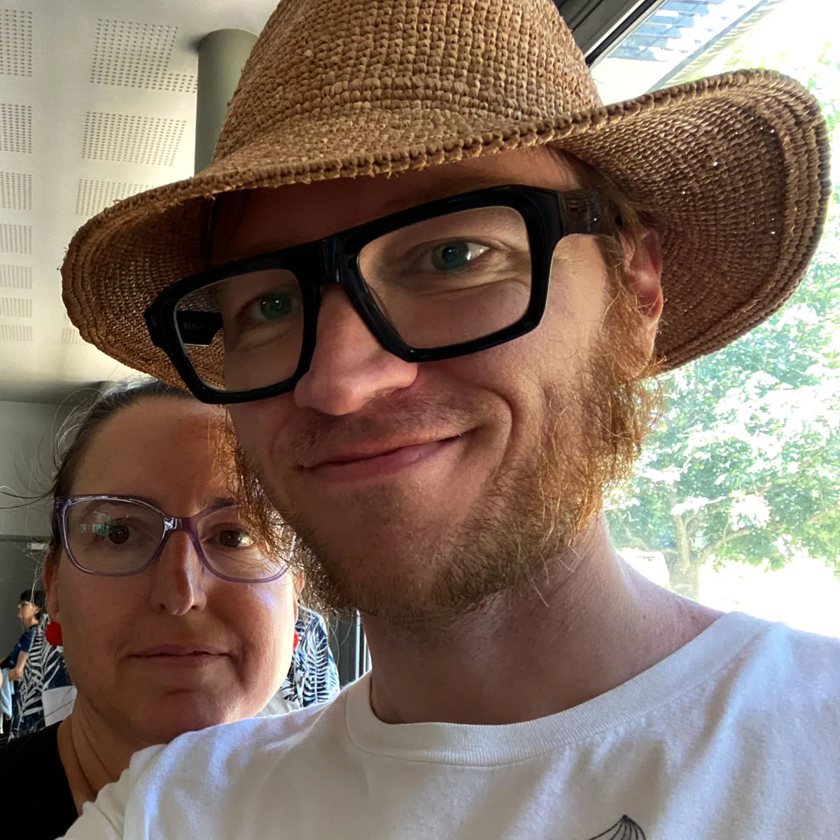 Emily and Luke Teaford at the Institut Lumière