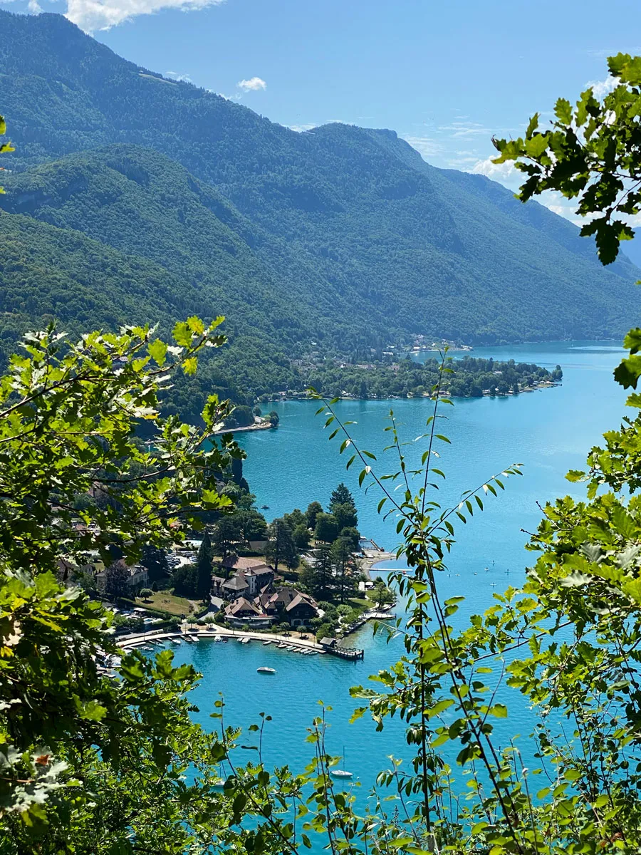 Talloires from above